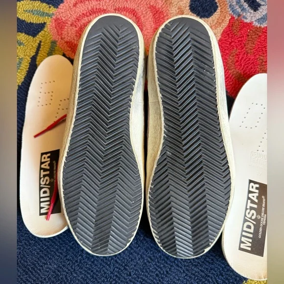 Golden Goose Midstar Sneakers - Red Pink Glitter - Picture 5 of 9